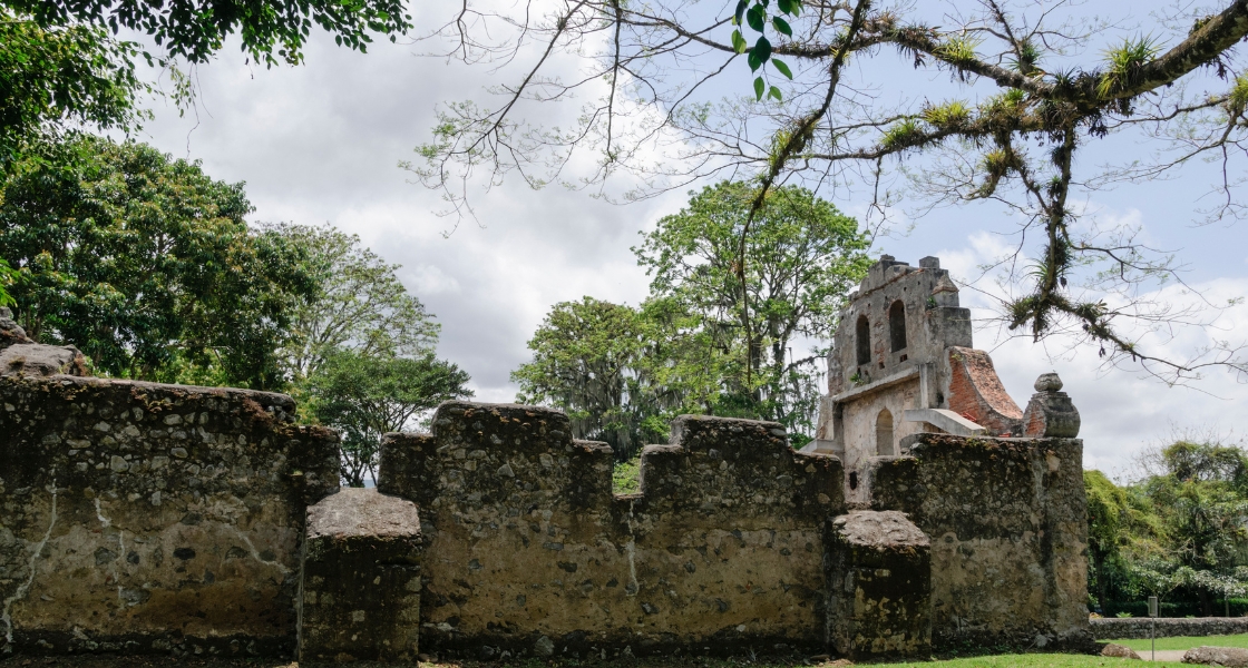 Mayan ruins in Ujarras, Costa Rica