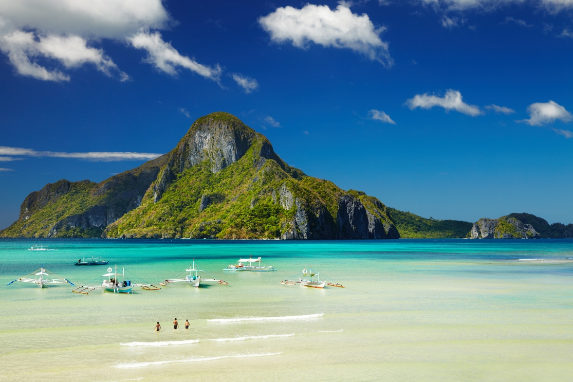 El Nido beach in the Philippines