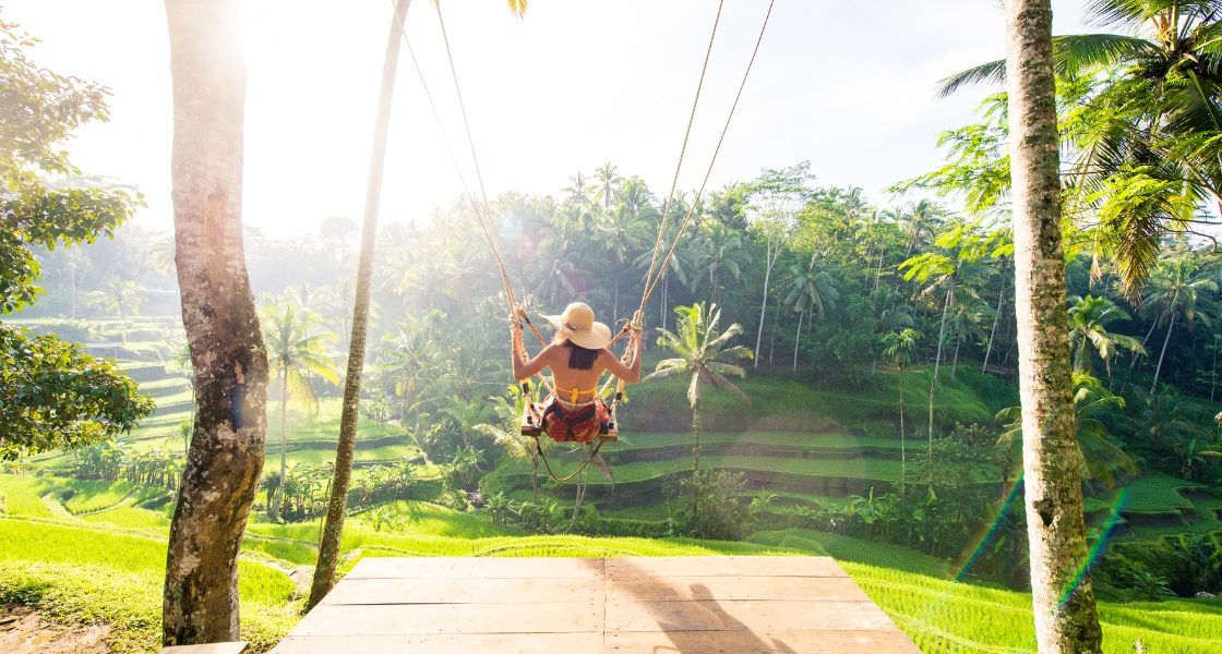 Swinging into Bliss at Tegalalang Rice Terraces